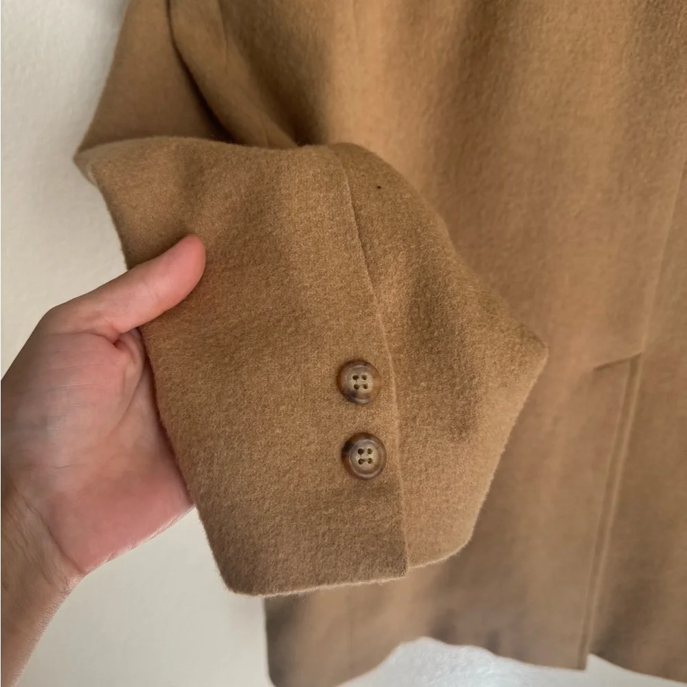 Brooks Brothers Camel Hair Blazer 41L Vintage Tan Sport Coat Mens Wool Jacket